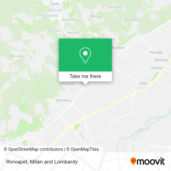 Rivivapet map