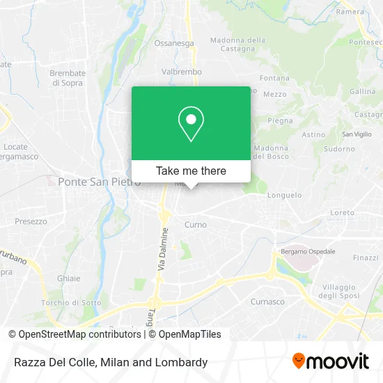 Razza Del Colle map