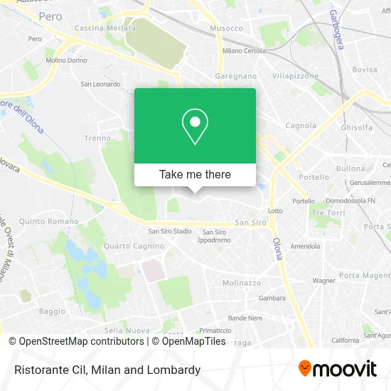 Ristorante Cil map