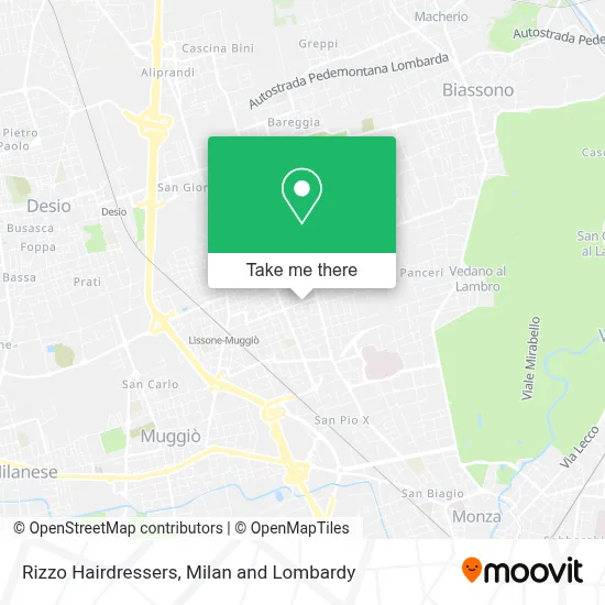 Rizzo Hairdressers map