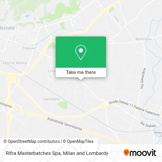 Rifra Masterbatches Spa map