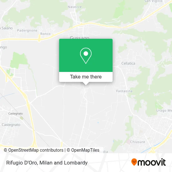 Rifugio D'Oro map