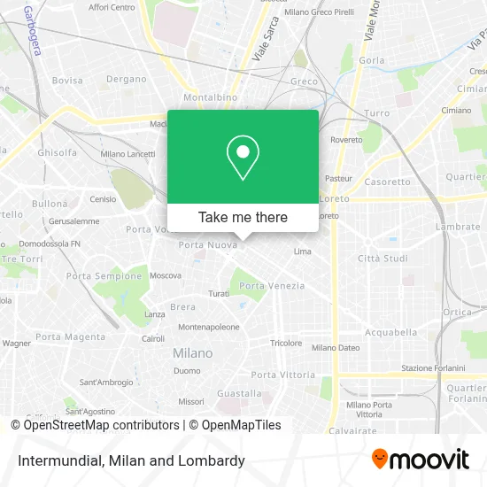 Intermundial map