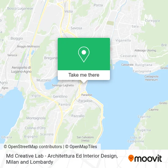 Md Creative Lab - Architettura Ed Interior Design map