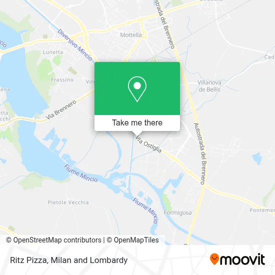 Ritz Pizza map