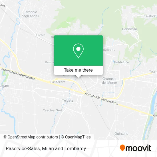 Raservice-Sales map