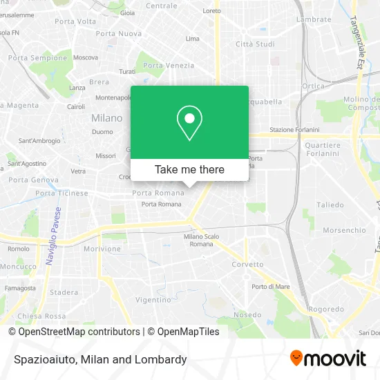 Spazioaiuto map