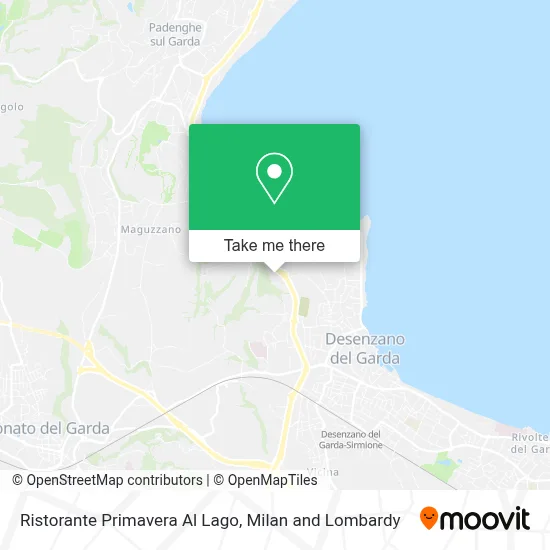 Ristorante Primavera Al Lago map