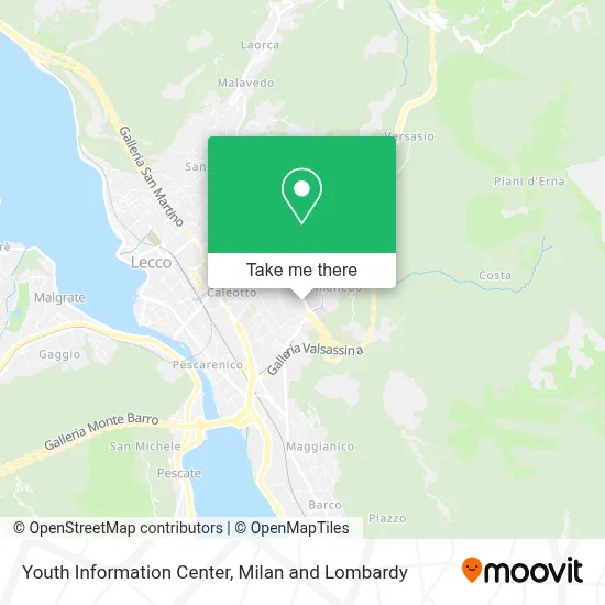 Youth Information Center map