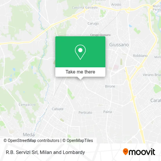 R.B. Servizi Srl map