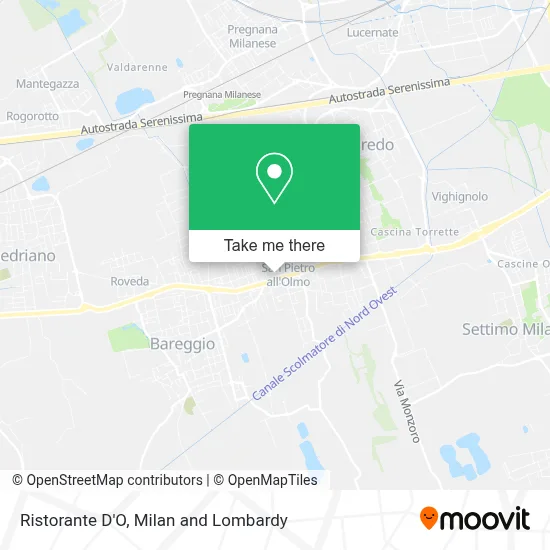 Ristorante D'O map