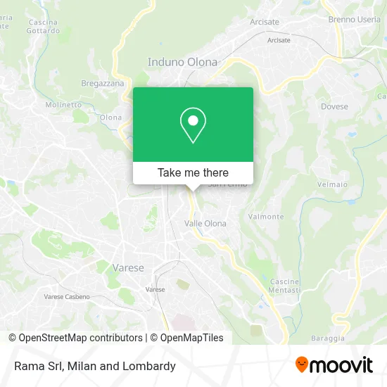 Rama Srl map
