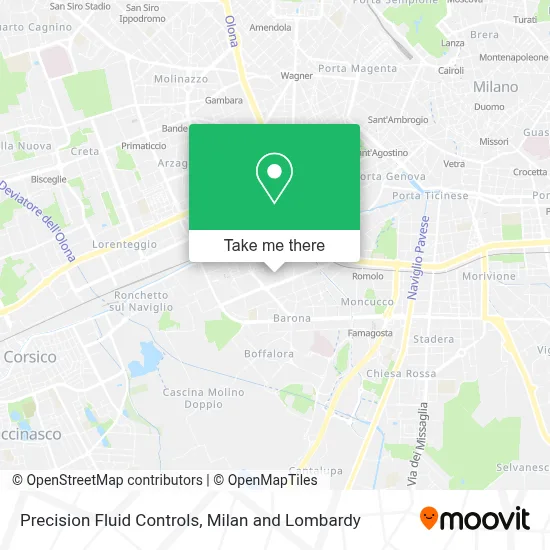 Precision Fluid Controls map