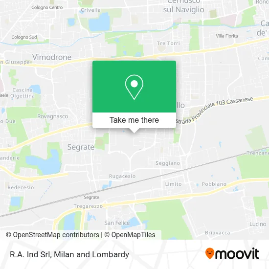 R.A. Ind Srl map