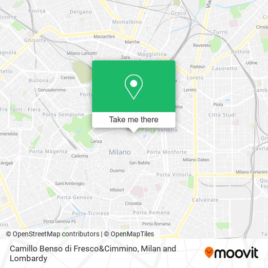 Camillo Benso di Fresco&Cimmino map
