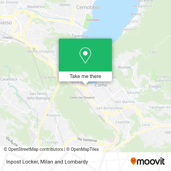 Inpost Locker map