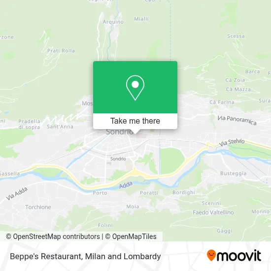 Beppe's Restaurant map