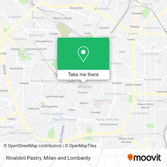 Rinaldini Pastry map