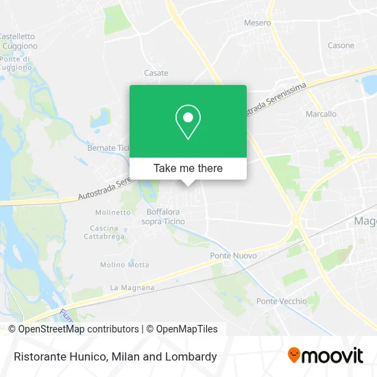 Ristorante Hunico map