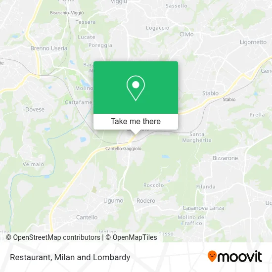 Restaurant map