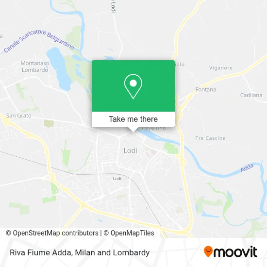 Riva Fiume Adda map