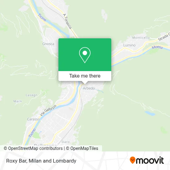 Roxy Bar map