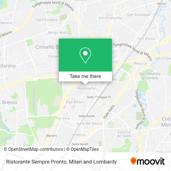 Ristorante Sempre Pronto map