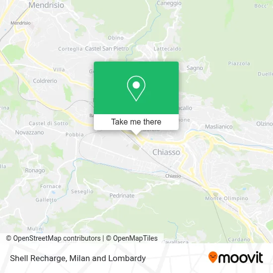 Shell Recharge map