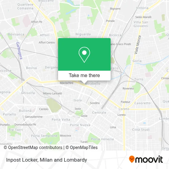 Inpost Locker map