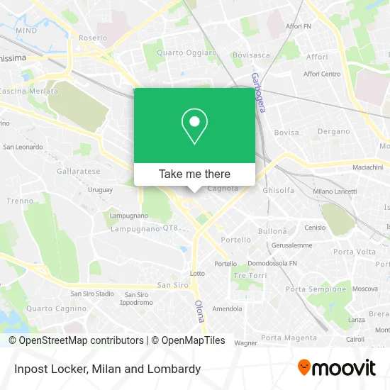 Inpost Locker map