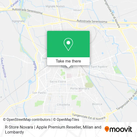 R-Store Novara | Apple Premium Reseller map