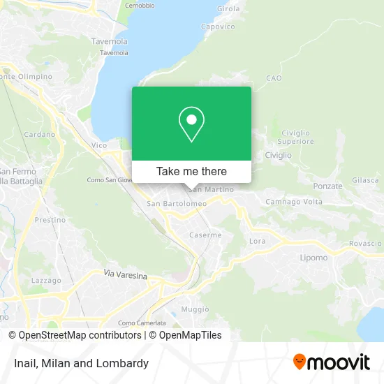 Inail map