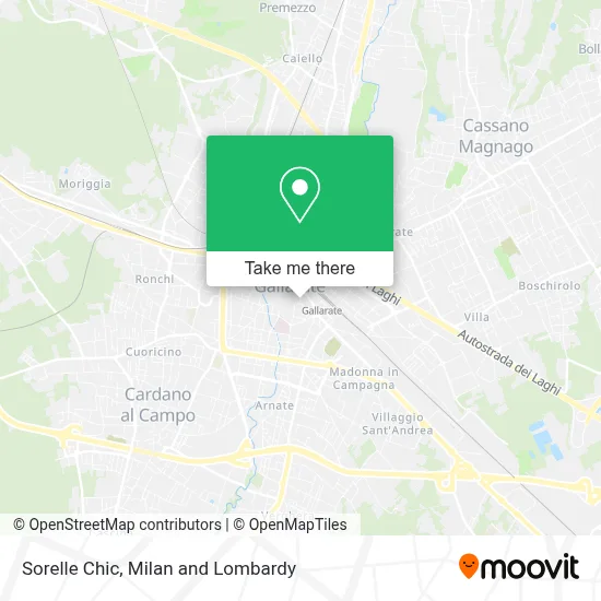 Sorelle Chic map