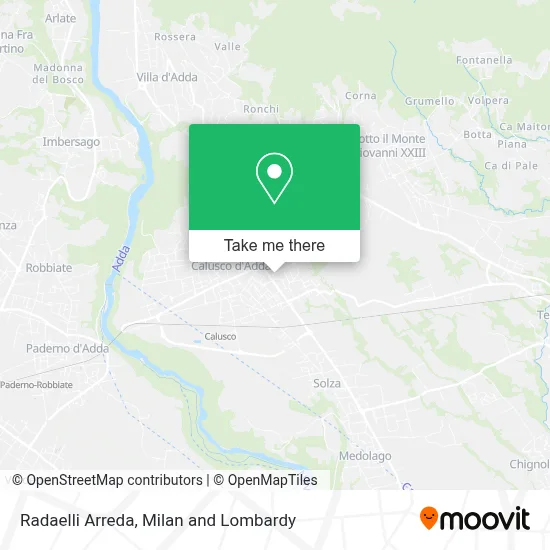 Radaelli Arreda map