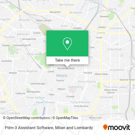 Pdm-3 Assistant Software map