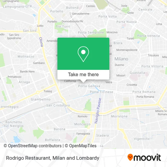 Rodrigo Restaurant map