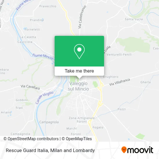 Rescue Guard Italia map