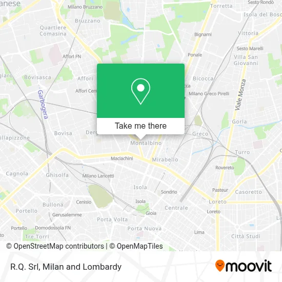 R.Q. Srl map