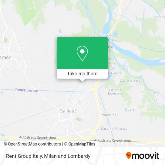 Rent.Group Italy map