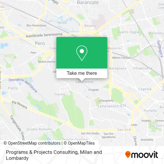 Programs & Projects Consulting map