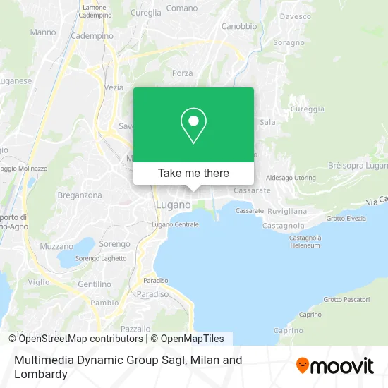 Multimedia Dynamic Group Sagl map