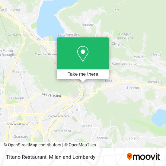 Titano Restaurant map