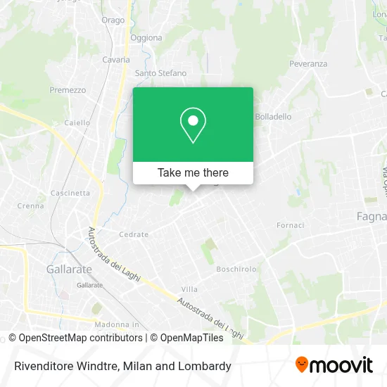 Rivenditore Windtre map