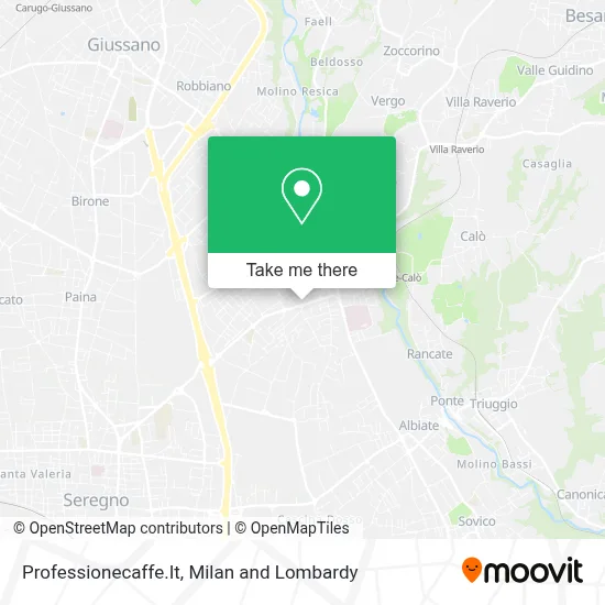 Professionecaffe.It map
