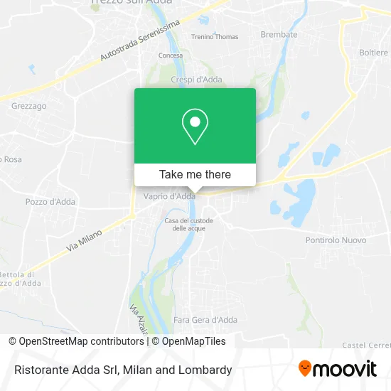 Ristorante Adda Srl map