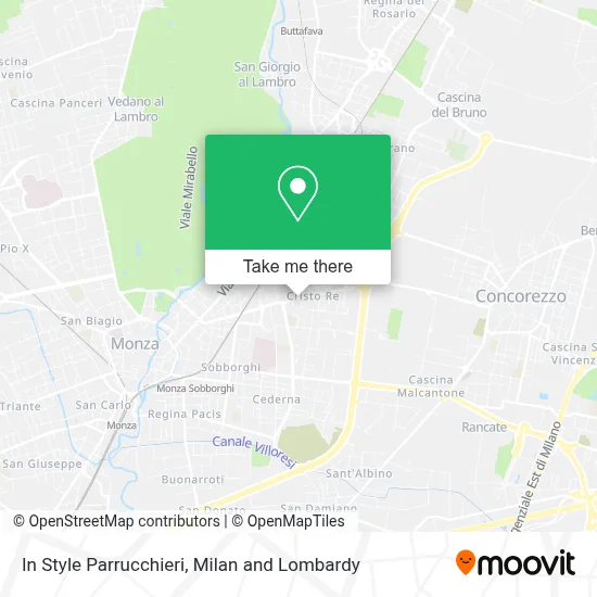 In Style Parrucchieri map
