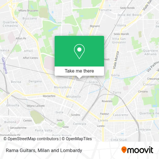 Rama Guitars map
