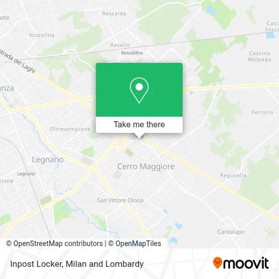 Inpost Locker map