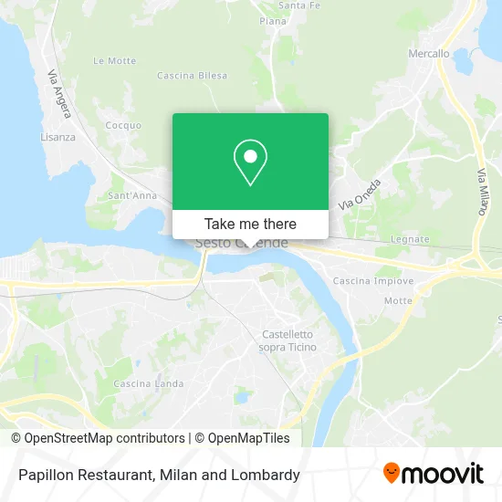 Papillon Restaurant map