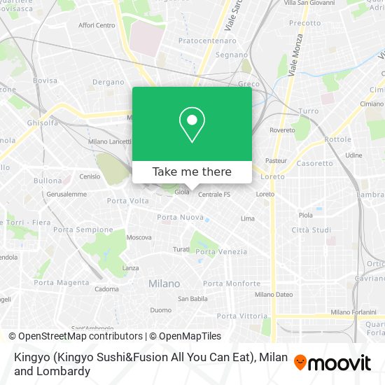 Kingyo (Kingyo Sushi&Fusion All You Can Eat) map